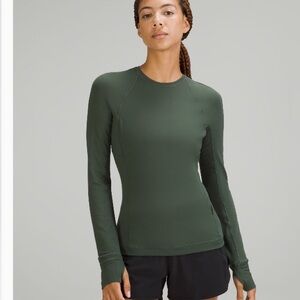 EUC lululemon green long sleeve